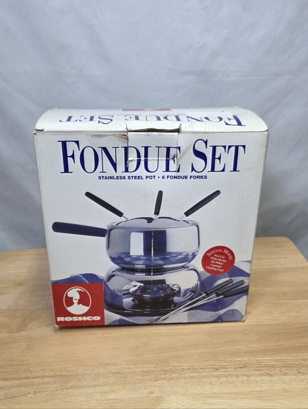 Roshco 12 pcs Stainless Steel Fondue Set New